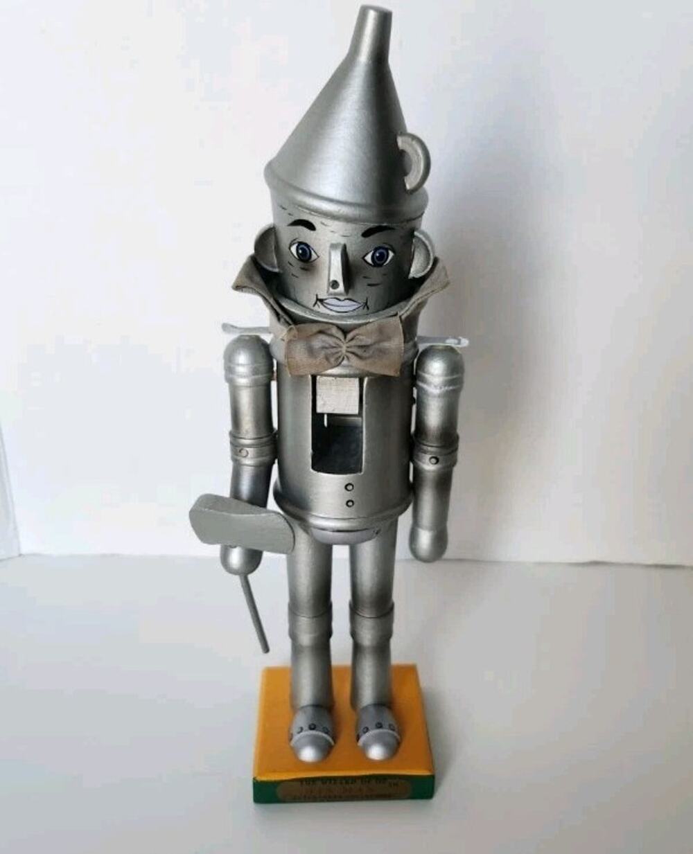 Vintage Retired Kurt Adler Wizard of Oz Nutcracker Collection Tin Man 14” Wooden